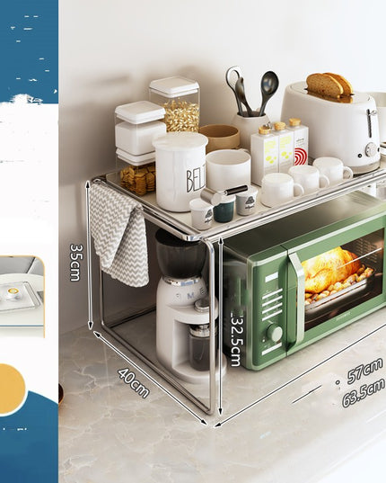 Kitchen Microwave Oven Shelf