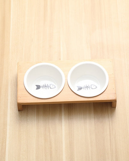 Fashion Cat Dog Feeders Bowls