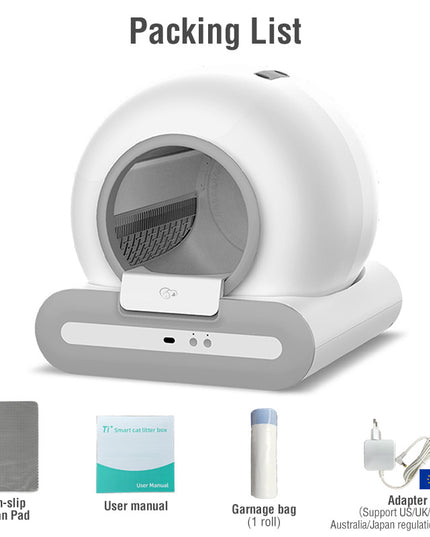 Automatic Cat Litter Box Cleaning And Deodorizing Smart Litter Box