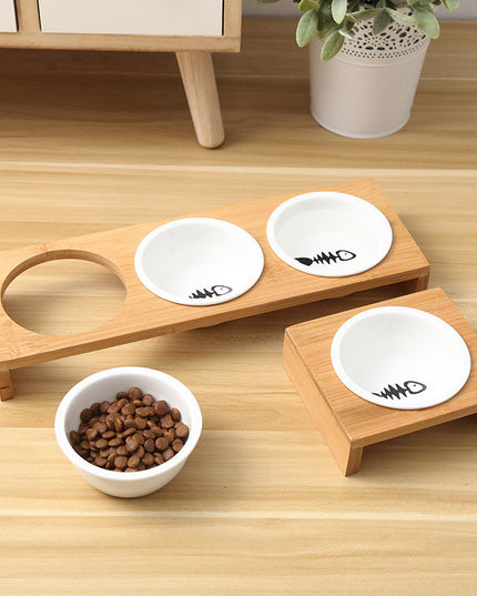 Fashion Cat Dog Feeders Bowls