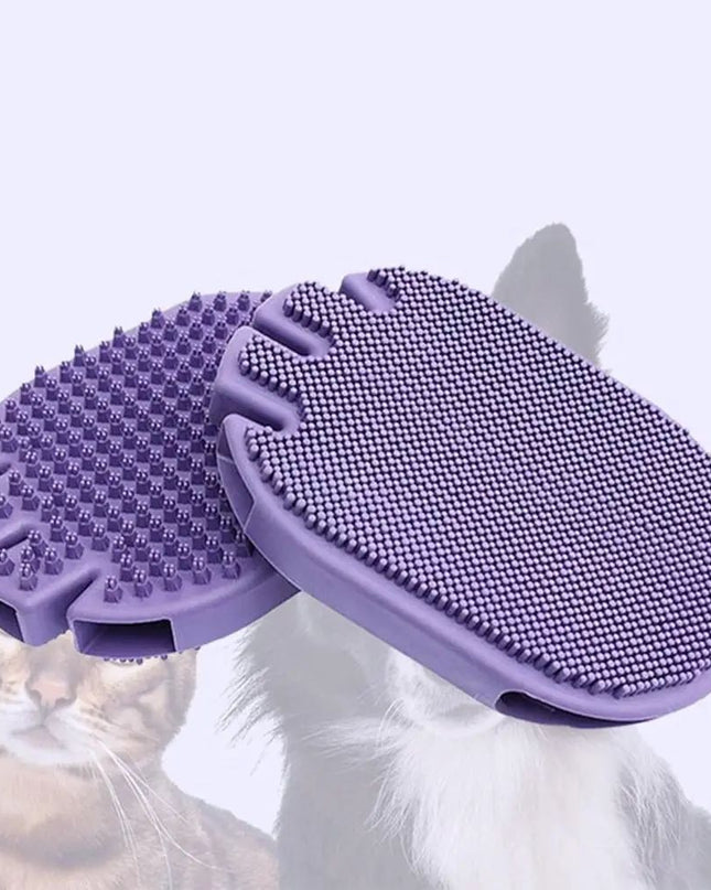 Massaging Pet Shampoo Brush, Soft Bristle Pet Grooming Brush, Dual-Sided Cleaning Brush Ideal For Dog Grooming And Shampooing 1pcs