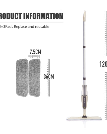 Spray Mop Detachable Magic Mop Wooden Floor Flat Mops Home