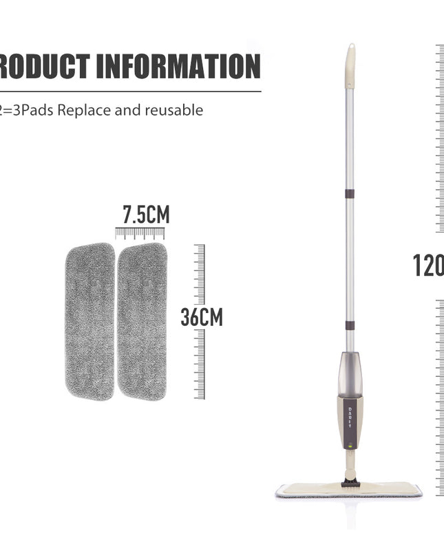 Spray Mop Detachable Magic Mop Wooden Floor Flat Mops Home