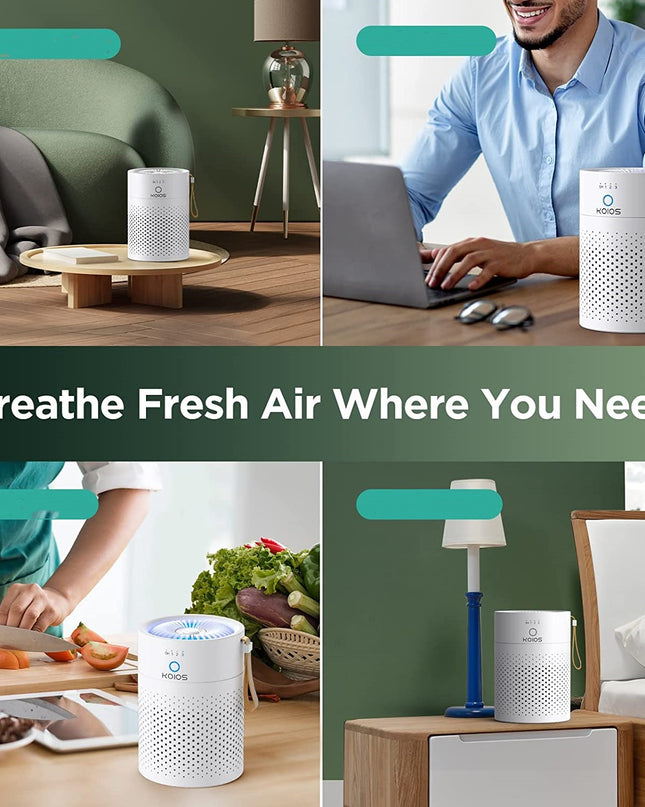 Air Purifiers For Home Bedroom H13 True HEPA Air Filter, Quiet Air Cleaner,Portable Small Air Purifier For Office, Living Room,Amazon Banned Sales Platform