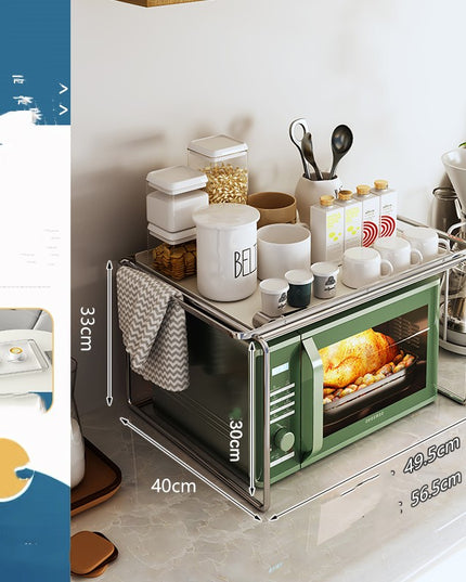 Kitchen Microwave Oven Shelf