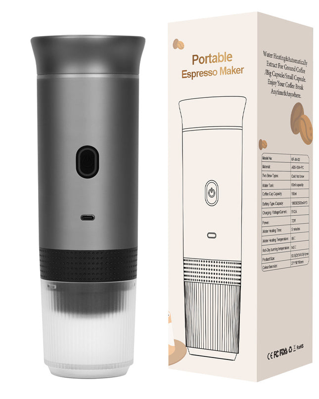 Self-heating Espresso Car Coffee Machine