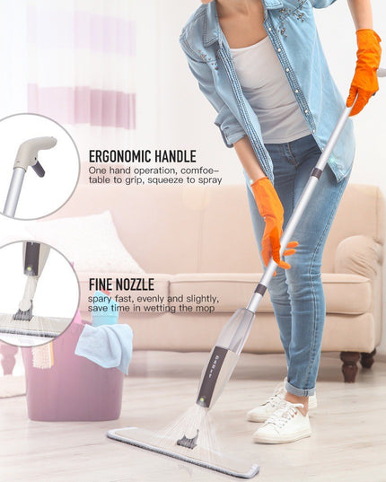 Spray Mop Detachable Magic Mop Wooden Floor Flat Mops Home