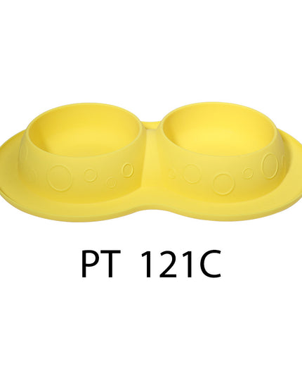 Pet Supplies Custom Non Slip Waterproof Silicone Water Food 2 In 1 Mat Pad Pet Bowls & Feeders