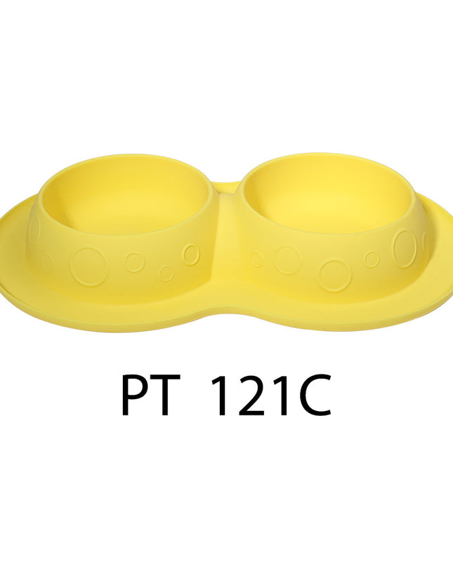 Pet Supplies Custom Non Slip Waterproof Silicone Water Food 2 In 1 Mat Pad Pet Bowls & Feeders