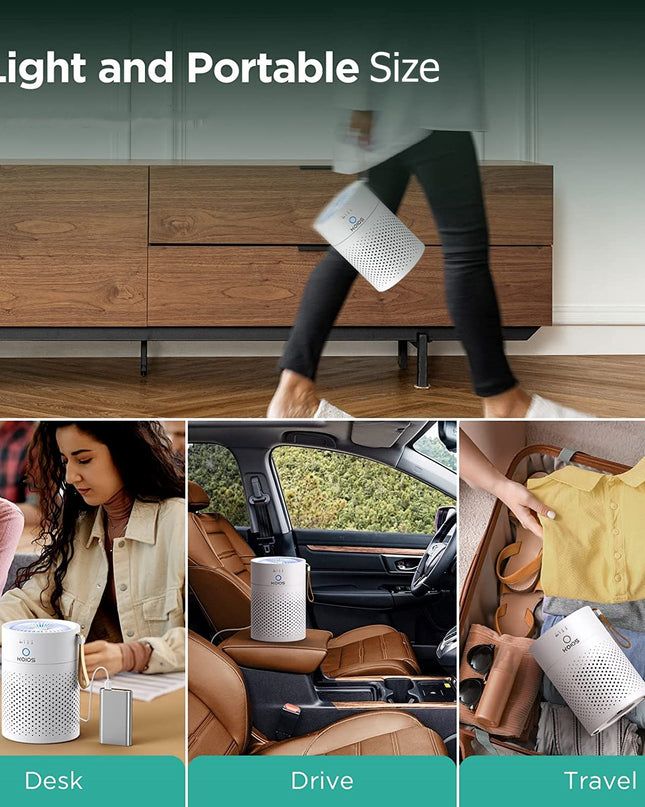 Air Purifiers For Home Bedroom H13 True HEPA Air Filter, Quiet Air Cleaner,Portable Small Air Purifier For Office, Living Room,Amazon Banned Sales Platform