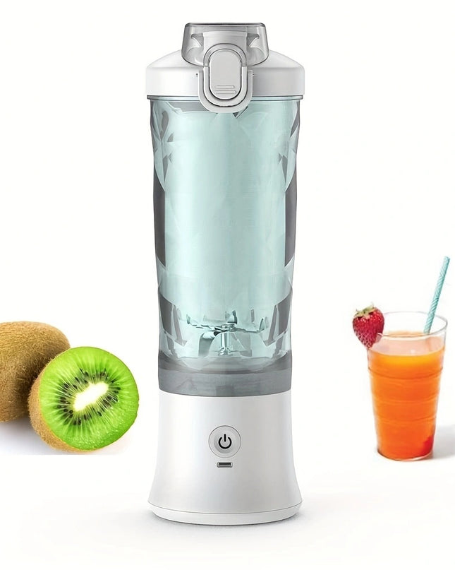 Portable Blender 600ML Electric Juicer Fruit Mixers 4000mAh USB Rechargeable Smoothie Mini Blender Personal Juicer Colorf