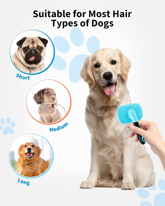 Dog Brush Cat Brush Pet Grooming Brush- Shedding Grooming Tools