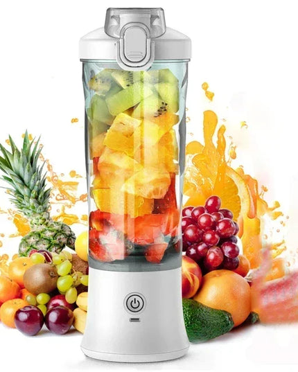 Portable Blender 600ML Electric Juicer Fruit Mixers 4000mAh USB Rechargeable Smoothie Mini Blender Personal Juicer Colorf