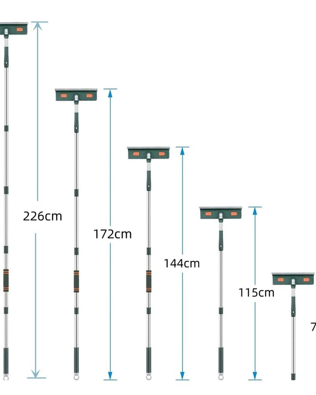 Household Lengthened Splicing Rod Window Cleaning Wiper Blade