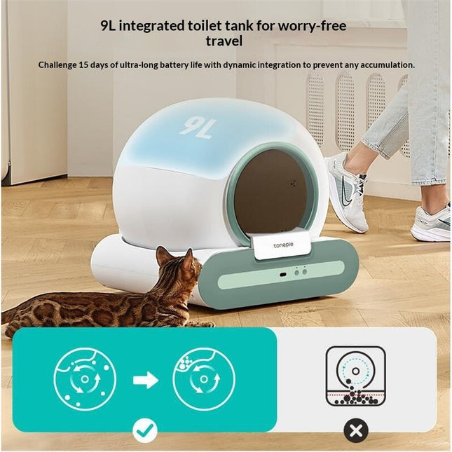 Automatic Cat Litter Box Cleaning And Deodorizing Smart Litter Box