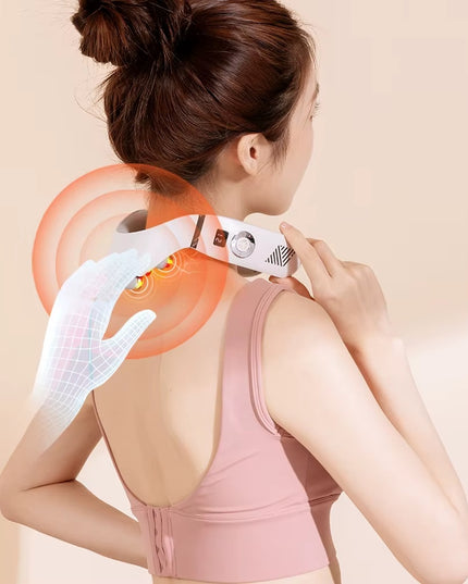 Wholesale Customized Wireless Personal Portable Neck Wearable Massagers Cold And Warm Hanging Neck Massager