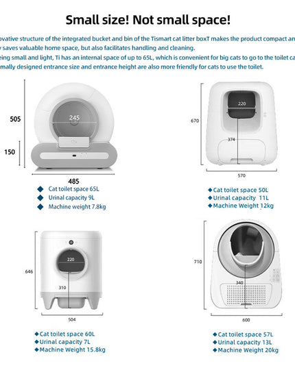 Automatic Cat Litter Box Cleaning And Deodorizing Smart Litter Box