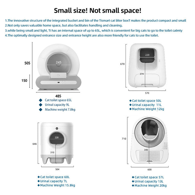 Automatic Cat Litter Box Cleaning And Deodorizing Smart Litter Box